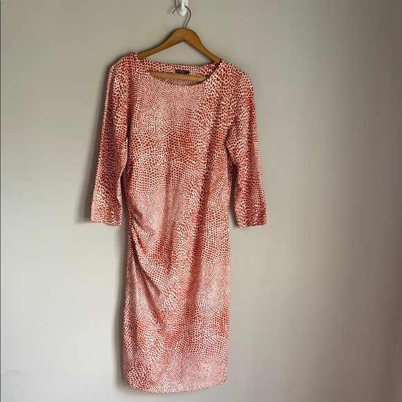 J McLaughlin Catalina Cloth ruched dress Large - Picture 2 of 12